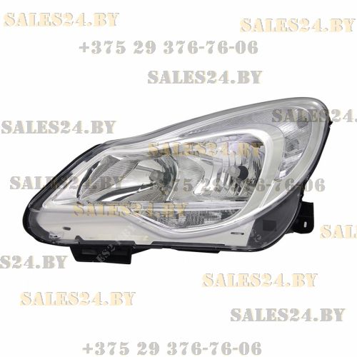 Фара передняя лев OPEL: CORSA D - 12/10- C ЭК ВНУТРИ ХРОМ | TYC / Тайвань