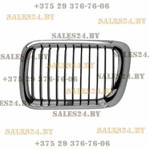 Решетка радиатора правая хром/черная BMW 3 (E36), 12.90-03.00 | Polcar / Польша 2 Решетка радиатора правая хром/черная BMW 3 (E36), 12.90-03.00 | Polcar / Польша 1