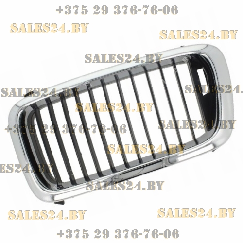 Решетка радиатора левая хром/черная BMW 7 (E38), 04.94-12.01 | Polcar / Польша