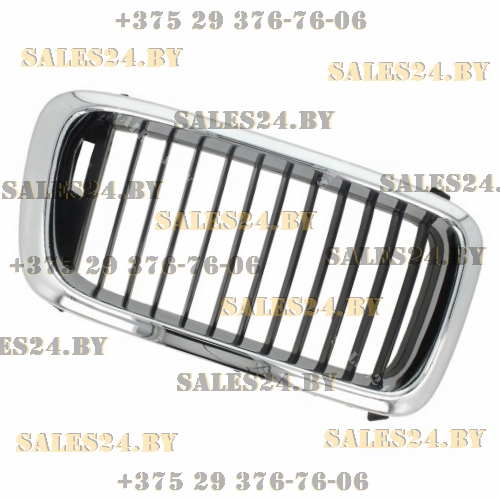 Решетка радиатора правая хром/черная BMW 7 (E38), 04.94-12.01 | Polcar / Польша