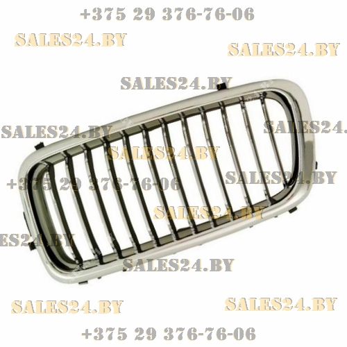 Решетка радиатора левая хром/черная BMW 7 (E38), 04.94-12.01 | Polcar / Польша