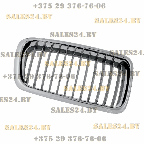 Решетка радиатора правая хром/хром/черная BMW 7 (E38), 04.94-12.01 | Polcar / Польша