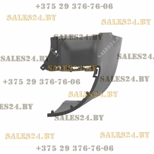 Бампер задний правая часть CITROEN BERLINGO 2008-2012 | Polcar / Польша