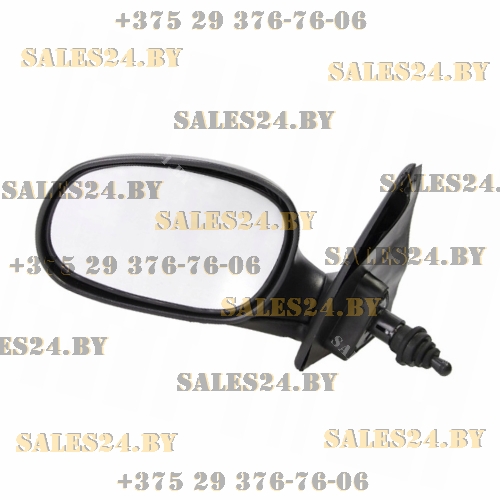 Зеркало боковое в сборе левое DAEWOO LANOS (KLAT/T100) SDN/HB, 01.97-12.08 | Polcar / Польша