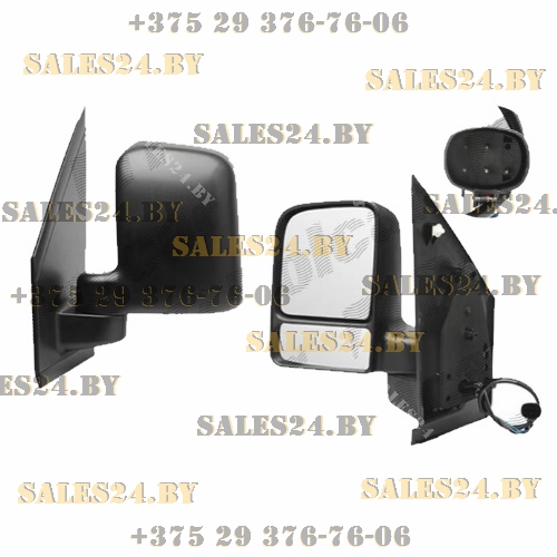 Зеркало боковое в сборе правое FORD TRANSIT/TOURNEO CONNECT (C170), 05.03-09.06 | Polcar / Польша