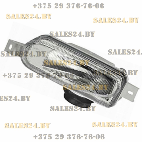 Фара противотуманная передняя левая черный корпус FORD ESCORT 1995-1999 / FORD TRANSIT 1994-2006 | Polcar / Польша