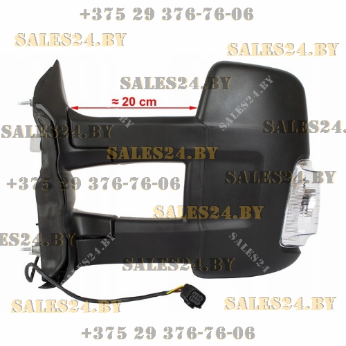 Зеркало боковое в сборе левое FORD TRANSIT/TOURNEO, 01.14-12.19 | Polcar / Польша