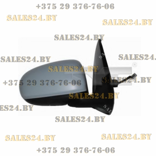 Зеркало боковое в сборе правое NISSAN ALMERA (N16), 03.00-12.02 | Polcar / Польша
