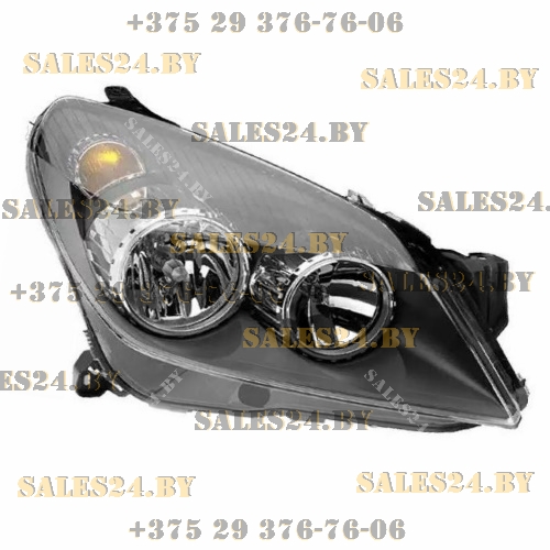 Фара передняя правая черн. OPEL ASTRA H, 04.07-12.12 | Polcar / Польша