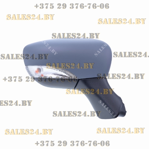 Зеркало боковое в сборе правое RENAULT CLIO IV, 10.12-12.19 | Polcar / Польша