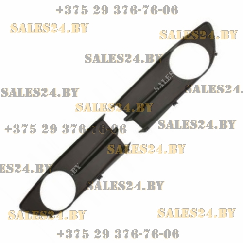 Решетка бампера переднего левая+правая RENAULT LAGUNA II (G), 03.01-04.05 | Polcar / Польша