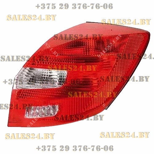 Фонарь задний правый SKODA FABIA (5J), 04.10-03.15 | Polcar / Польша