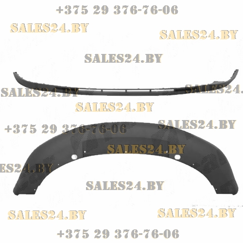 Юбка бампера переднего SKODA OCTAVIA II/TOUR II (1Z3/1Z5), 06.04-12.12 | Polcar / Польша
