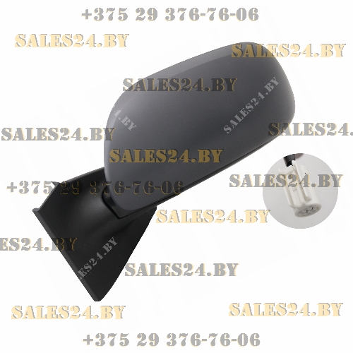 Зеркало боковое в сборе левое TOYOTA YARIS (XP90) HB, 03.09-03.11 | Polcar / Польша