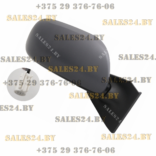 Зеркало боковое в сборе правое TOYOTA YARIS (XP90) HB, 03.09-03.11 | Polcar / Польша