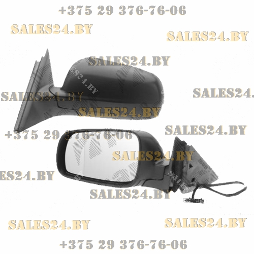 Зеркало боковое в сборе левое VOLKSWAGEN PASSAT (B5 (3B)), 09.96-11.00 | Polcar / Польша