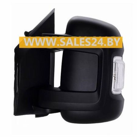Зеркало левое электрическое с обогревом с повторителем (короткое) CITROEN JUMPER / FIAT DUCATO / PEUGEOT BOXER 2006-2022 | AVG / Чехия - Тайвань - Китай