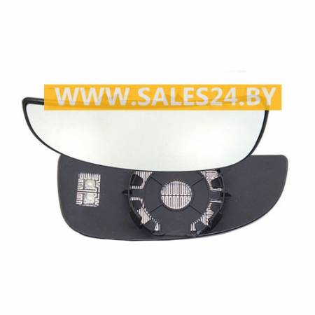 Зеркальный элемент левый с рамкой и подогревом нижний convex CITROEN JUMPER / FIAT DUCATO / PEUGEOT BOXER 2006-2022 | AVG / Чехия - Тайвань - Китай