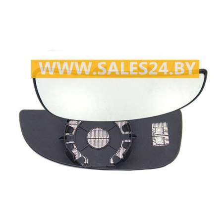 Зеркальный элемент правый с рамкой и подогревом нижний convex CITROEN JUMPER / FIAT DUCATO / PEUGEOT BOXER 2006-2022 | AVG / Чехия - Тайвань - Китай