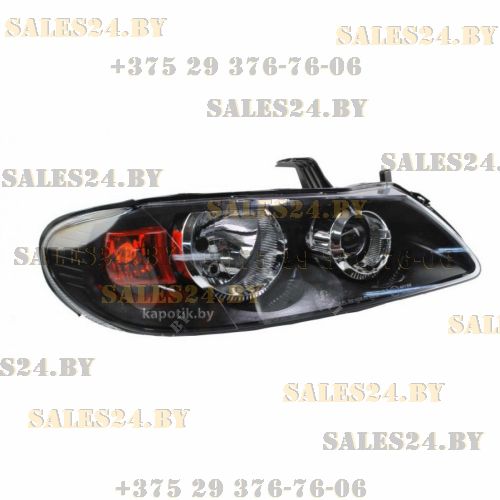 Фара передняя правая с электрокорректором темная NISSAN ALMERA N16 2003-2006 | DEPO / Тайвань