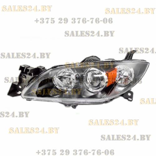 Фара передняя левая с электрокорректором (ЕВРОПА СЕДАН) MAZDA 3 BK 2003-2008 | DEPO / Тайвань