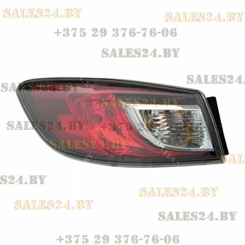 Фонарь задний левый внешний красный W21/5W/WY21W (СЕДАН) MAZDA 3 BL 2009-2013 | DEPO / Тайвань
