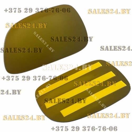 Стекло зеркала левое DODGE CARAVAN (RG, RS) 2000-2004 / DODGE CARAVAN (GS, NS) 1996-2000 / CHRYSLER VOYAGER (RG, RS) 2000-2004 / CHRYSLER VOYAGER (GS, NS) 1996-2000 | POLCAR / Польша