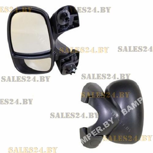 Зеркало эл. с подогревом левое 01- RENAULT TRAFIC 2001-2014 / OPEL VIVARO 2001-2014 / NISSAN PRIMASTAR 2001-2014 | AVG / Чехия — Тайвань — Китай