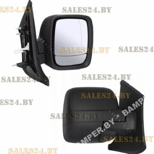 Зеркало электрорегулировка+подогрев 14- правое RENAULT TRAFIC 2014-2019 / OPEL VIVARO 2014-2019 / NISSAN NV 300 2014-2019 | AVG / Чехия — Тайвань — Китай