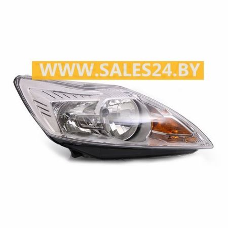 Фара передняя под электрокорректор хромированный отражатель правая FORD FOCUS 2008-2011 | TYC / Тайвань