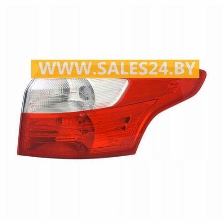 Фонарь задний наружный правый (УНИВЕРСАЛ) FORD FOCUS 2011-2015 | TYC / Тайвань