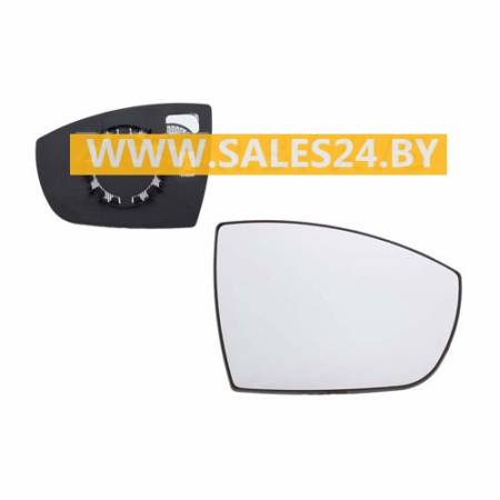 Зеркальный элемент с рамкой и подогревом правый FORD C-MAX 2003-2007 / FORD FOCUS 2004-2008 / FORD FIESTA 2005-2008 / FORD MONDEO 2003-2007 / FORD FUSION 2005-2012 | TYC / Тайвань