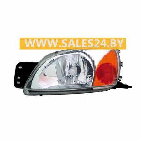 Фара передняя левая под электрокорректор с моторчиком FORD FIESTA 2000-2002 | TYC / Тайвань