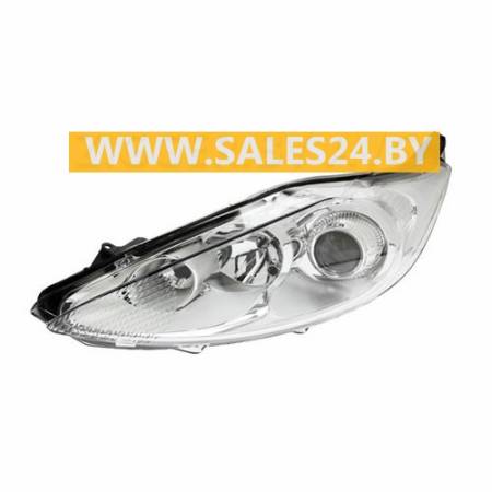 Фара передняя левая с электрокорректором хромированный отражатель FORD FIESTA 2008-2012 | TYC / Тайвань
