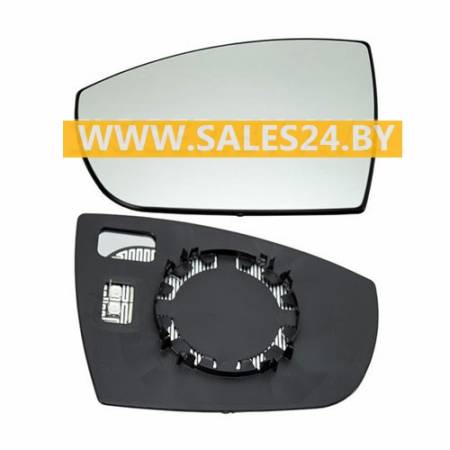 Зеркальный элемент с рамкой и подогревом левый FORD S-MAX 2006-2010 / FORD KUGA 2008-2012 / FORD GALAXY 2006-2010 | AVG / Чехия - Тайвань - Китай