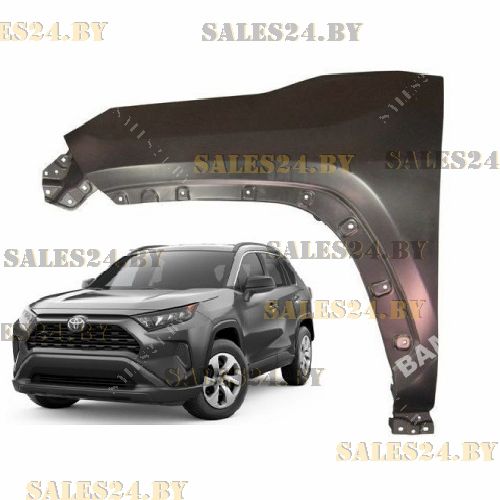 Крыло переднее 19- ALUMINIUM без отв.повторителя левое TOYOTA RAV-4 2019-2022 | AVG / Чехия — Тайвань — Китай