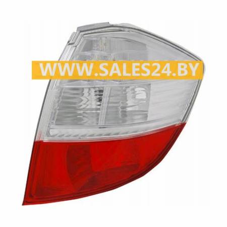 Фонарь задний ДИОД красно-белый правый (ЕВРОПА) HONDA JAZZ 2008-2010 | TYC / Тайвань