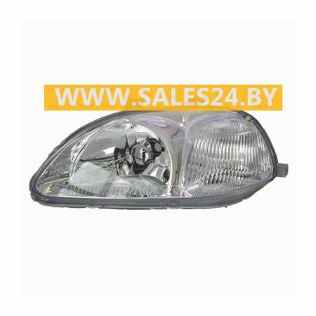 Фара передняя электрическая левая ST TYPE H4/PY21W/W5W HONDA CIVIC 1995-1998 | TYC / Тайвань