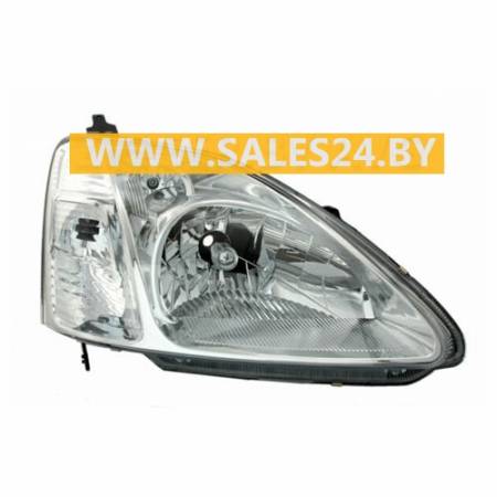 Фара передняя электрорегулировка правая (ЕВРОПА ХЭТЧБЭК) HONDA CIVIC 2001-2003 | TYC / Тайвань
