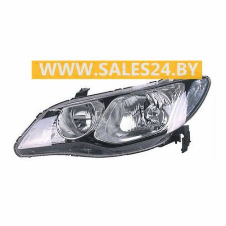 Фара передняя электрорегулировка левая (ЕВРОПА СЕДАН) HONDA CIVIC 2006-2008 | TYC / Тайвань