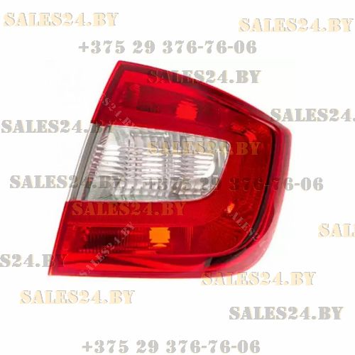 Фонарь задний красный правый (ЛИФТБЕК) SKODA RAPID 2012-2016 | HELLA / Германия