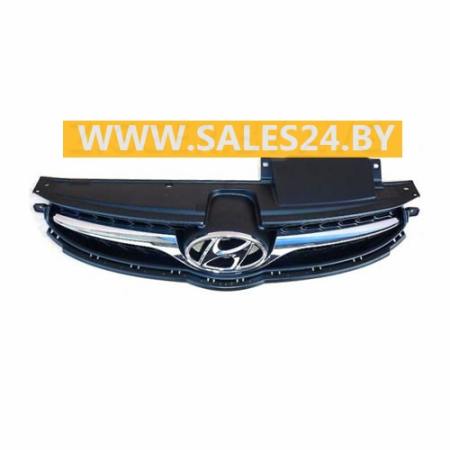 Решетка радиатора с хромированными молдингами HYUNDAI ELANTRA 2011-2013 | AVG / Чехия - Тайвань - Китай