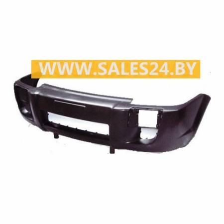 Бампер передний черный с отв. под противотуманки (ЕВРОПА) HYUNDAI TUCSON JM 2004-2010 | AVG / Чехия - Тайвань - Китай