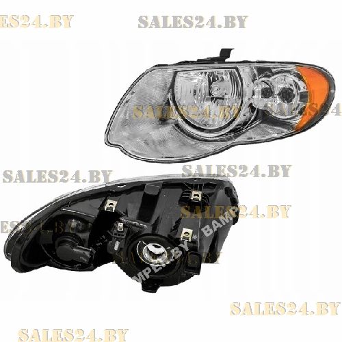 Фара механический корректор USA type = T&C 05-07 левая Depo CHRYSLER VOYAGER 1999-2007 | AVG / Чехия — Тайвань — Китай
