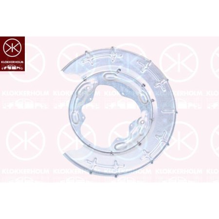 Кожух тормозного диска задний левый HYUNDAI i30 2007-2012 / KIA CEED 2006-2012 | KLOKKERHOLM / Дания - 3267877