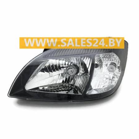 Фара передняя под электрокорректор черный отражатель левая KIA RIO JB 2009-2011 | TYC / Тайвань