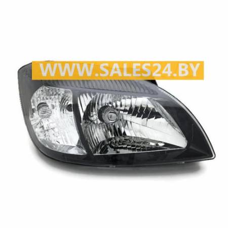 Фара передняя под электрокорректор черный отражатель правая KIA RIO JB 2009-2011 | TYC / Тайвань