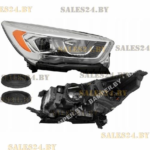 Фара механическая регулировка светлый отражатель H7/H1+LED KUGA/ESCAPE 17- правая AVG FORD KUGA 2012-2020 | AVG / Чехия — Тайвань — Китай