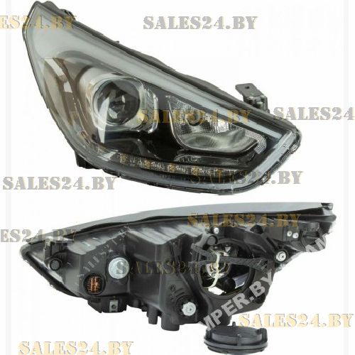 Фара электрорегулировка линзованная LED*2 13-15 правая DEPO HYUNDAI IX35 2010-2015 | AVG / Чехия — Тайвань — Китай