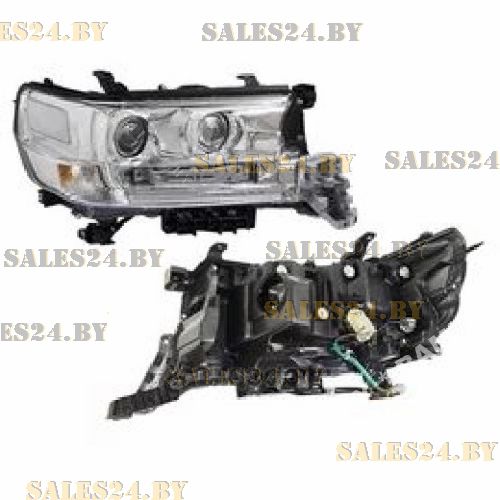 Фара электрорегулировка LED/LED 16- правая TYC BUD TOYOTA LAND CRUISER 200 2008-2019 | AVG / Чехия — Тайвань — Китай